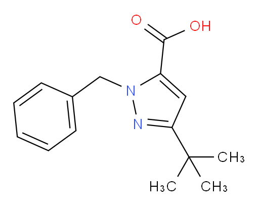 3-(1,1-Dimethylethyl)-1-(phenylmethyl)-1H-pyrazole-5-carboxylic acid (ACI)