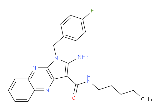 2-Amino-1-[(4-fluorophenyl)methyl]-N-pentyl-1H-pyrrolo[2,3-b]quinoxaline-3-carboxamide (ACI)