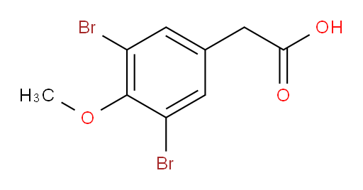 3,5-Dibromo-4-methoxybenzeneacetic acid (ACI)