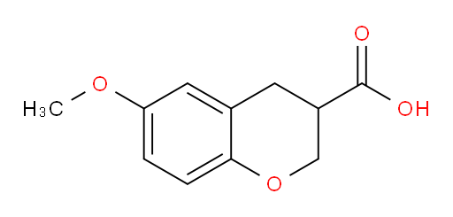3,4-Dihydro-6-methoxy-2H-1-benzopyran-3-carboxylic acid (ACI)