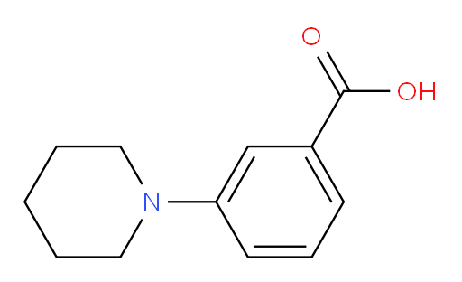 3-(1-Piperidinyl)benzoic acid (ACI)