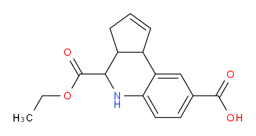 4-Ethyl 3a,4,5,9b-tetrahydro-3H-cyclopenta[c]quinoline-4,8-dicarboxylate (ACI)