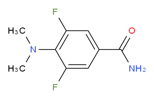 4-(Dimethylamino)-3,5-difluorobenzamide (ACI)