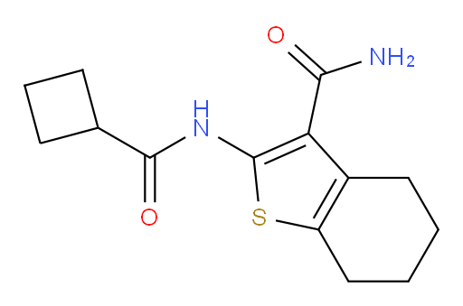 2-[(Cyclobutylcarbonyl)amino]-4,5,6,7-tetrahydrobenzo[b]thiophene-3-carboxamide (ACI)
