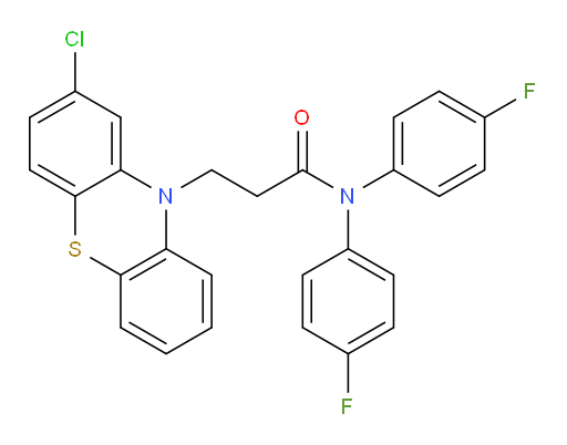 2-Chloro-N,N-bis(4-fluorophenyl)-10H-phenothiazine-10-propanamide (ACI)