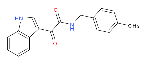 N-[(4-Methylphenyl)methyl]-α-oxo-1H-indole-3-acetamide (ACI)