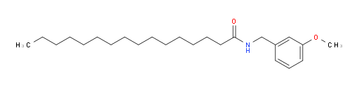 N-[(3-Methoxyphenyl)methyl]hexadecanamide (ACI)