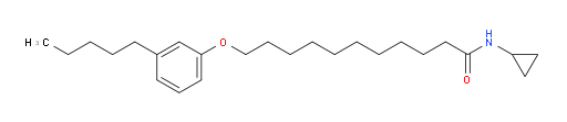 N-Cyclopropyl-11-(3-pentylphenoxy)undecanamide (ACI)
