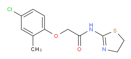 Acetamide, 2-(4-chloro-2-methylphenoxy)-N-(4,5-dihydro-2-thiazolyl)- (9CI, ACI)