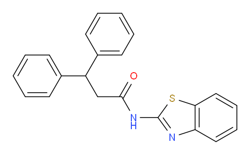 N-2-Benzothiazolyl-β-phenylbenzenepropanamide (ACI)