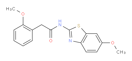 2-Methoxy-N-(6-methoxy-2-benzothiazolyl)benzeneacetamide (ACI)
