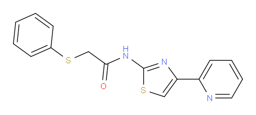 2-(Phenylthio)-N-[4-(2-pyridinyl)-2-thiazolyl]acetamide (ACI)