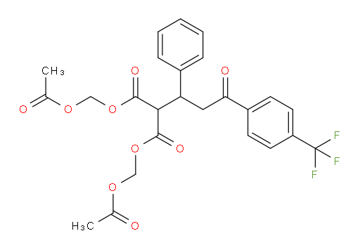Bis(acetoxymethyl) 2-[3-oxo-1-phenyl-3-[4-(trifluoromethyl)phenyl]propyl]malonate