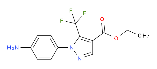 Ethyl 1-(4-aminophenyl)-5-(trifluoromethyl)-1H-pyrazole-4-carboxylate (ACI)
