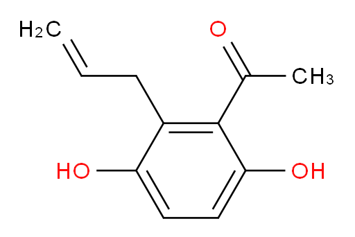 1-[3,6-Dihydroxy-2-(2-propen-1-yl)phenyl]ethanone (ACI)