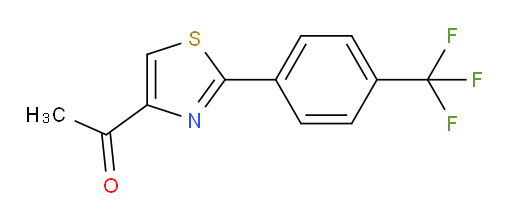 1-[2-[4-(Trifluoromethyl)phenyl]-4-thiazolyl]ethanone (ACI)