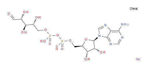 Adenosine 5′-(trihydrogen diphosphate), P′→5-ester with D-ribose, monosodium salt (9CI)
