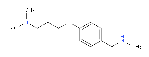 4-[3-(Dimethylamino)propoxy]-N-methylbenzenemethanamine (ACI)