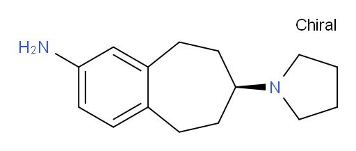 (7S)-6,7,8,9-Tetrahydro-7-(1-pyrrolidinyl)-5H-benzocyclohepten-2-amine (ACI)