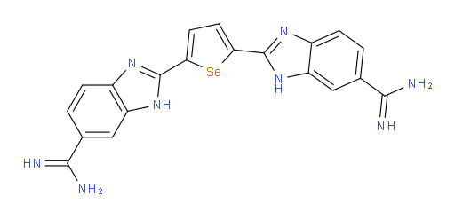2,2′-(2,5-Selenophenediyl)bis[1H-benzimidazole-6-carboximidamide] (ACI)