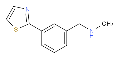 N-Methyl-3-(2-thiazolyl)benzenemethanamine (ACI)