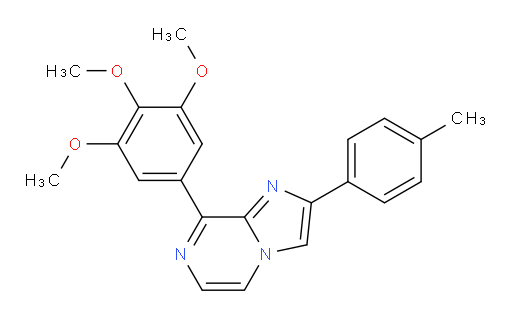 2-(4-Methylphenyl)-8-(3,4,5-trimethoxyphenyl)imidazo[1,2-a]pyrazine (ACI)