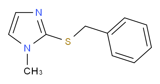1-Methyl-2-[(phenylmethyl)thio]-1H-imidazole (ACI)