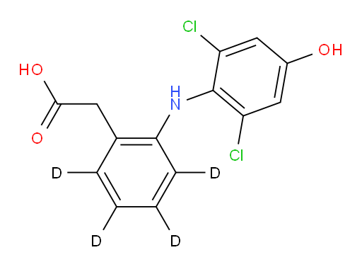 Benzene-2,3,4,5-d4-acetic acid, 6-[(2,6-dichloro-4-hydroxyphenyl)amino]- (9CI)