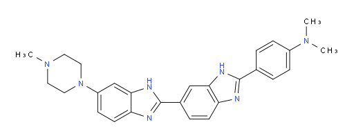 N,N-Dimethyl-4-[5-(4-methyl-1-piperazinyl)[2,5′-bi-1H-benzimidazol]-2′-yl]benzenamine (ACI)