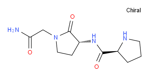 (3R)-2-Oxo-3-[[(2S)-2-pyrrolidinylcarbonyl]amino]-1-pyrrolidineacetamide (ACI)