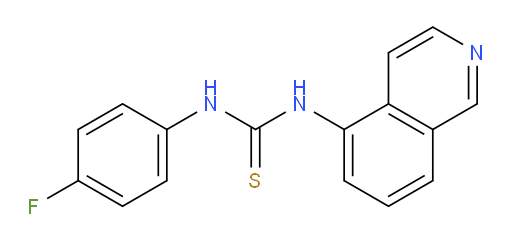 N-(4-Fluorophenyl)-N′-5-isoquinolinylthiourea (ACI)