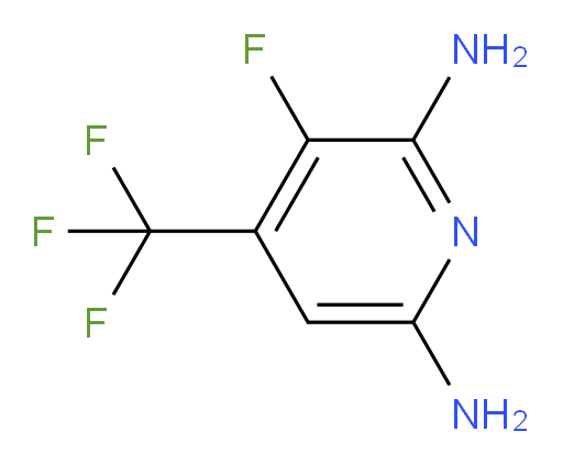 3-Fluoro-4-(trifluoromethyl)-2,6-pyridinediamine (ACI)