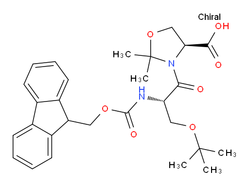 (4S)-3-[(2S)-3-(1,1-Dimethylethoxy)-2-[[(9H-fluoren-9-ylmethoxy)carbonyl]amino]-1-oxopropyl]-2,2-dimethyl-4-oxazolidinecarboxylic acid (ACI)
