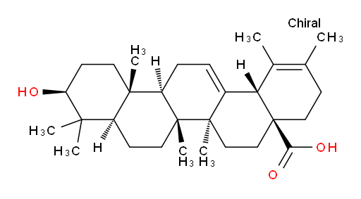 (3β)-3-Hydroxyursa-12,19-dien-28-oic acid (ACI)
