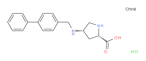 L-Proline, 4-[([1,1′-biphenyl]-4-ylmethyl)amino]-, hydrochloride (1:1), (4S)- (ACI)