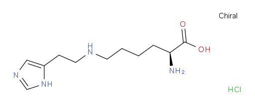 L-Lysine, N6-[2-(1H-imidazol-4-yl)ethyl]-, dihydrochloride (9CI)