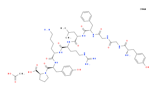 α-Neoendorphin (swine), 10-de-L-lysine-, diacetate (salt) (9CI)