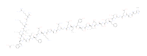 L-Argininamide, L-histidyl-L-alanyl-L-α-glutamylglycyl-L-threonyl-L-phenylalanyl-L-threonyl-L-seryl-L-α-aspartyl-L-valyl-L-seryl-L-seryl-L-tyrosyl-L-leucyl-L-α-glutamylglycyl-L-glutaminyl-L-alanyl-L-alanyl-L-lysyl-L-α-glutamyl-L-phenylalanyl-L-isoleucyl-L-alanyl-L-tryptophyl-L-leucyl-L-valyl-L-lysylglycyl-, acetate (1:?) (ACI)