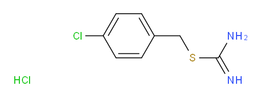 Carbamimidothioic acid, (4-chlorophenyl)methyl ester, hydrochloride (1:1) (ACI)