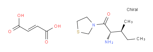 1-Pentanone, 2-amino-3-methyl-1-(3-thiazolidinyl)-, (2S,3S)-, (2E)-2-butenedioate (2:1) (ACI)