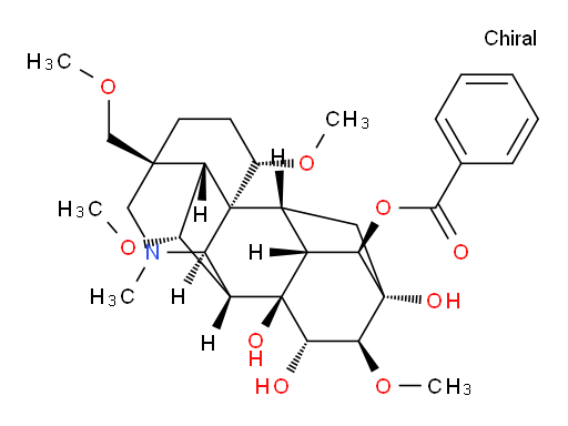 Benzoylhypaconine