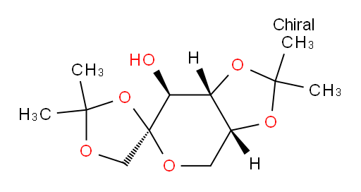 (3aR,4'S,7S,7aS)-2,2,2',2'-tetramethyltetrahydrospiro[[1,3]dioxolo[4,5-c]pyran-6,4'-[1,3]dioxolan]-7-ol