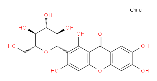 1,3,6,7-tetrahydroxy-2-((2S,3R,4R,5S,6R)-3,4,5-trihydroxy-6-(hydroxymethyl)tetrahydro-2H-pyran-2-yl)-9H-xanthen-9-one