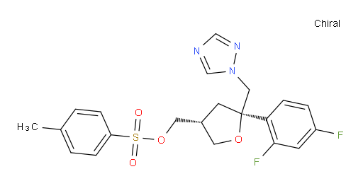 ((3R,5R)-5-((1H-1,2,4-triazol-1-yl)methyl)-5-(2,4-difluorophenyl)tetrahydrofuran-3-yl)methyl 4-methylbenzenesulfonate