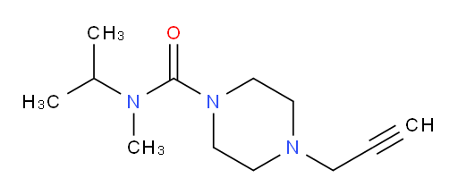 N-isopropyl-N-methyl-4-(prop-2-yn-1-yl)piperazine-1-carboxamide