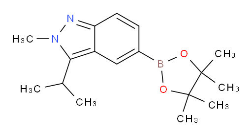 3-isopropyl-2-methyl-5-(4,4,5,5-tetramethyl-1,3,2-dioxaborolan-2-yl)-2H-indazole