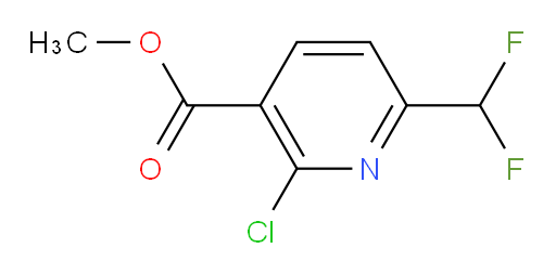 methyl 2-chloro-6-(difluoromethyl)nicotinate