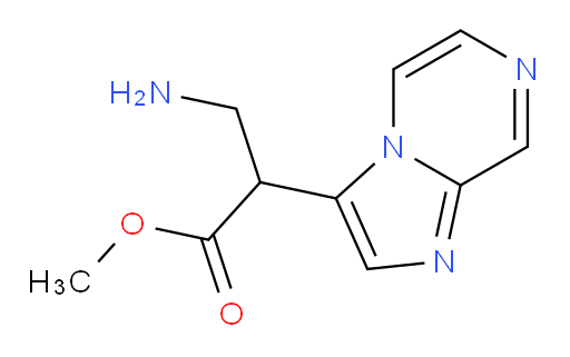 methyl 3-amino-2-{imidazo[1,2-a]pyrazin-3-yl}propanoate