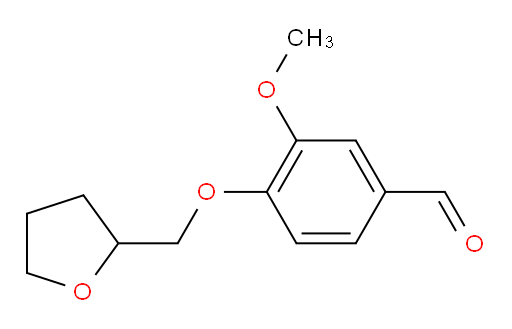 3-methoxy-4-[(oxolan-2-yl)methoxy]benzaldehyde