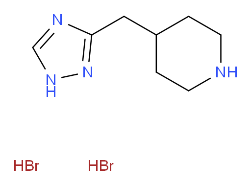 4-[(1H-1,2,4-triazol-3-yl)methyl]piperidine dihydrobromide